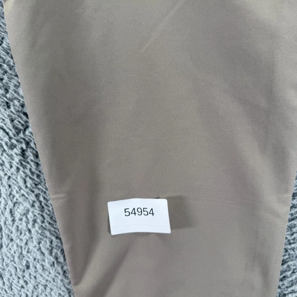 Banana Republic Pant Mens 38x30 Brown Polyester Golf Straight Slim Performance
